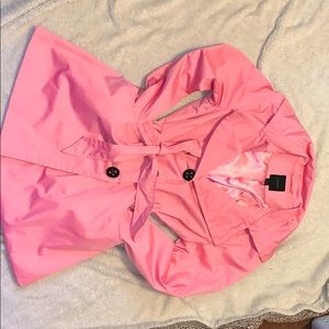 Express Pink Rain Coat